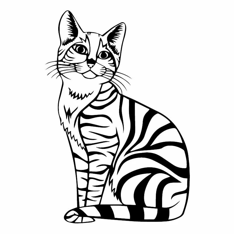 Наклейки с животными в виде милых котят Высококачественные наклейки из