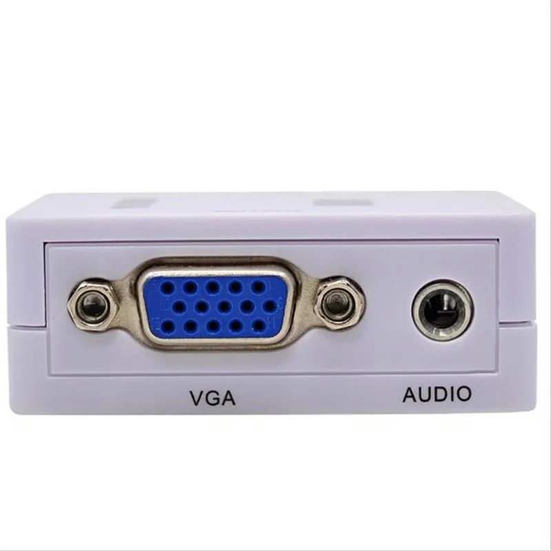 HD1080P HDMI в VGA конвертер с аудио HDMI2VGA видео коробка адаптер для Xbox360 PC DVD PS3