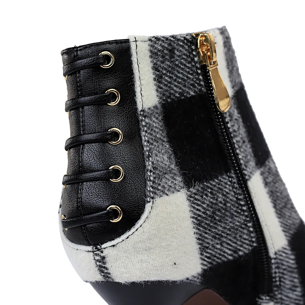 Зимние женские ботинки в европейском и американском стиле модные замшевые