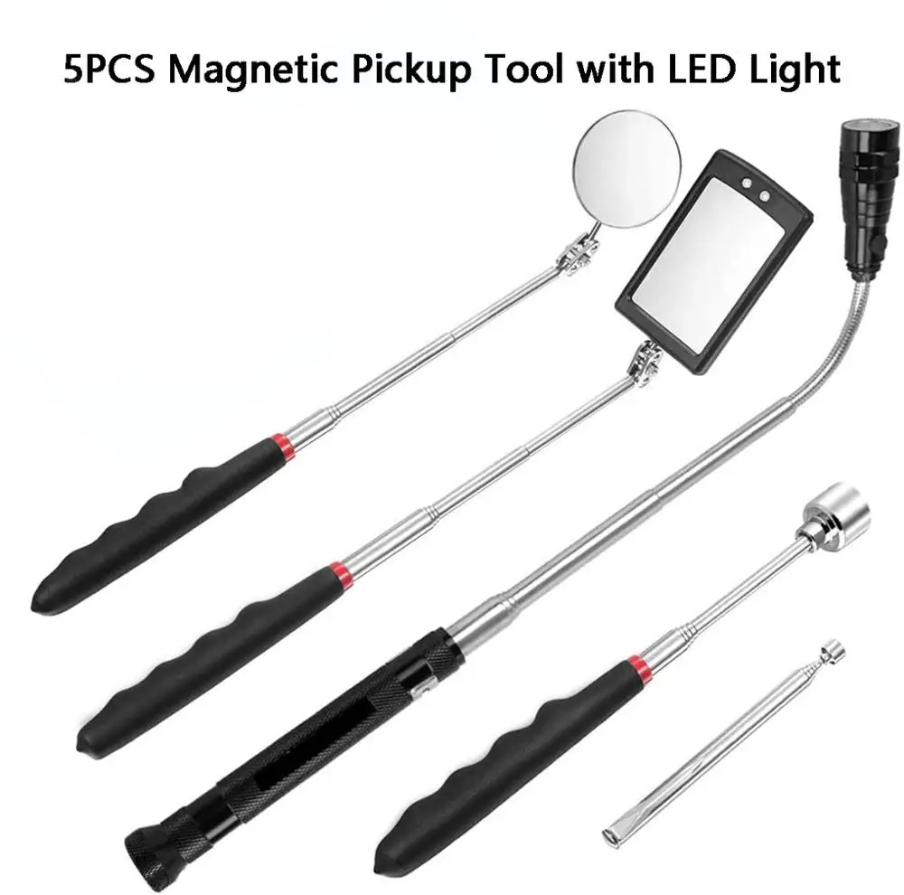5PCS магнетический телескопическая Палочки up набор инструментов 15lb и 1lb вверх