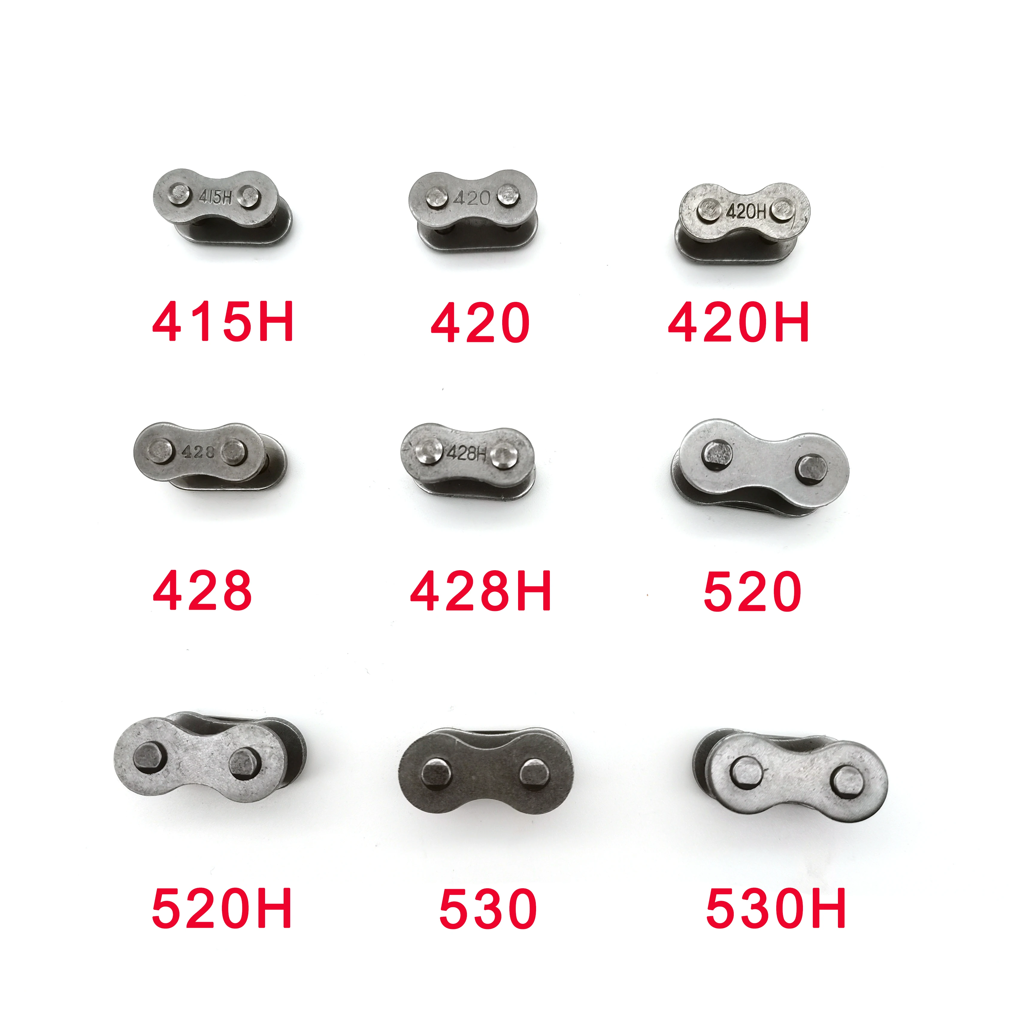 

Motorcycle Chain Buckle Master Link 415H#420#420H#428#428H#520#520H#530#530H# Connector-Lock-Set Clip Scooter Motorcross 1 Pcs