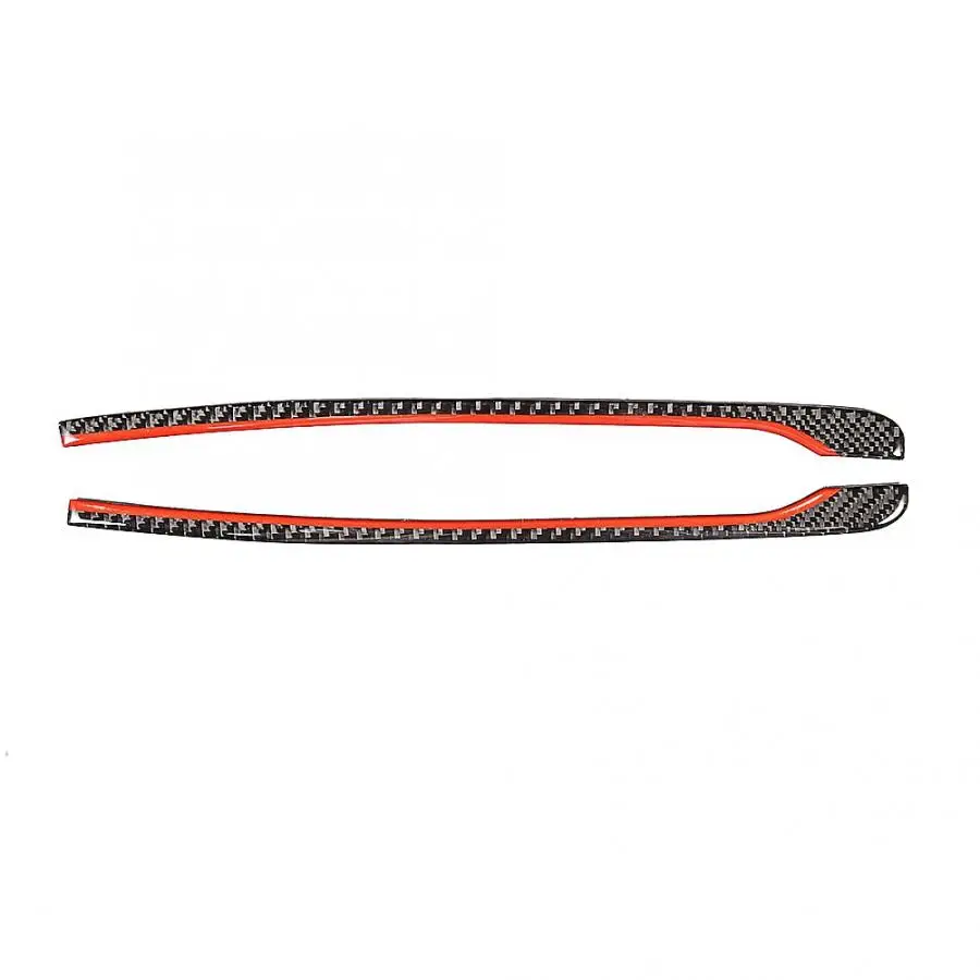 2 шт зеркало заднего вида анти натирает полосы красный накладка из углеродного