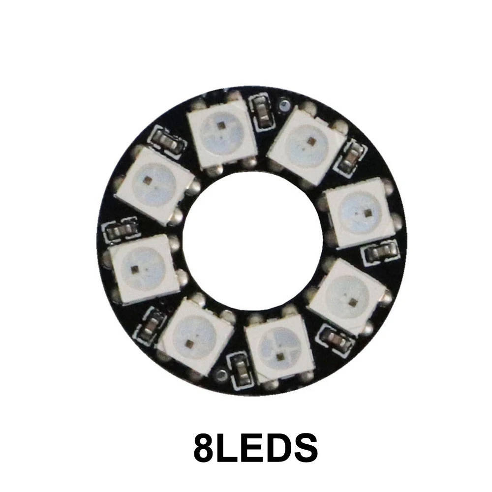 

Светодиодный кольцевой модуль Xnbada WS2812B 8/16/24/35/45 LEDs