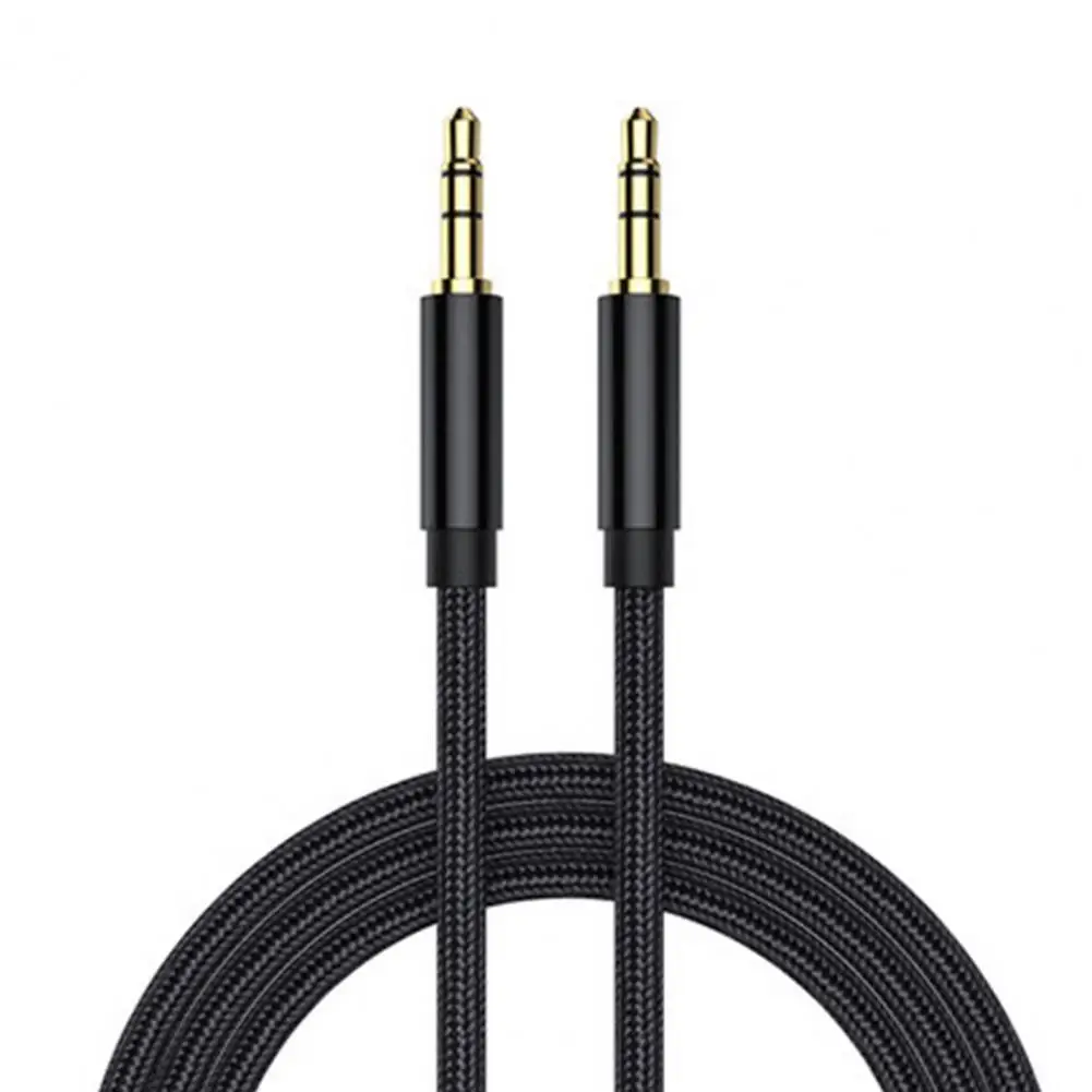 

Car Audio Cable 3.5mm AUX Aluminum Alloy Male to Male Auxiliary Cord for PC