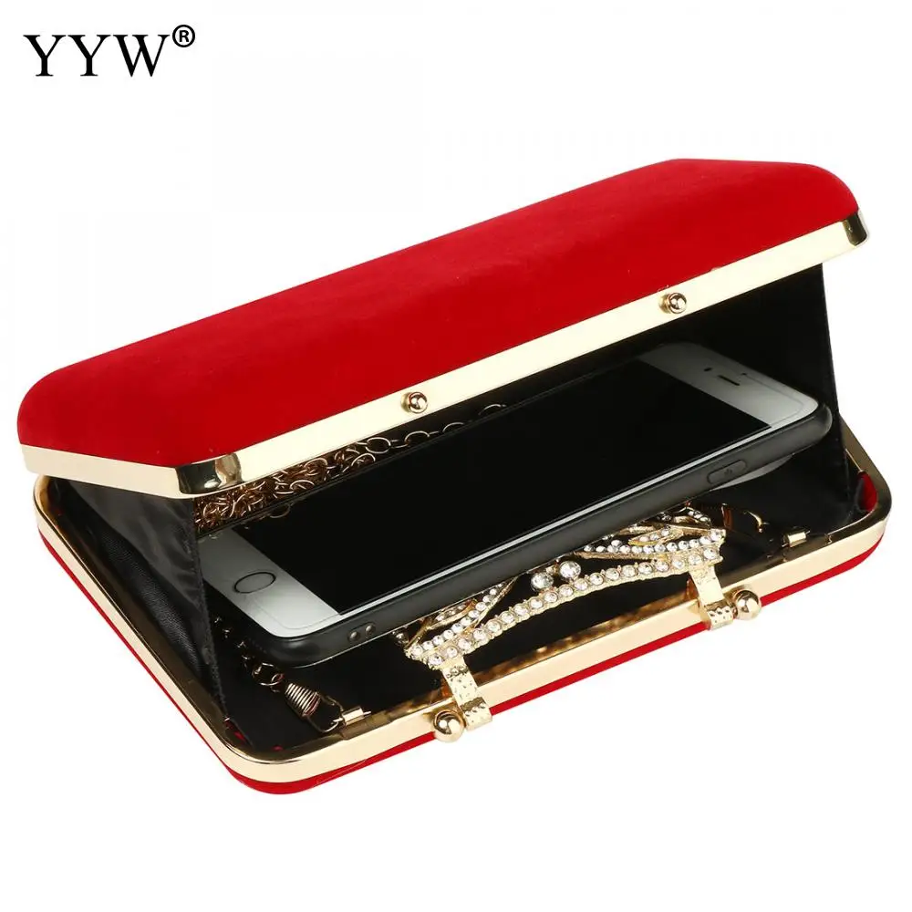 

New Vintage PU Leather Messenger Bag with Chain Elegant Crystal Fashion Women Luxury Crossbody Bag Femme Red Shoulder Bags