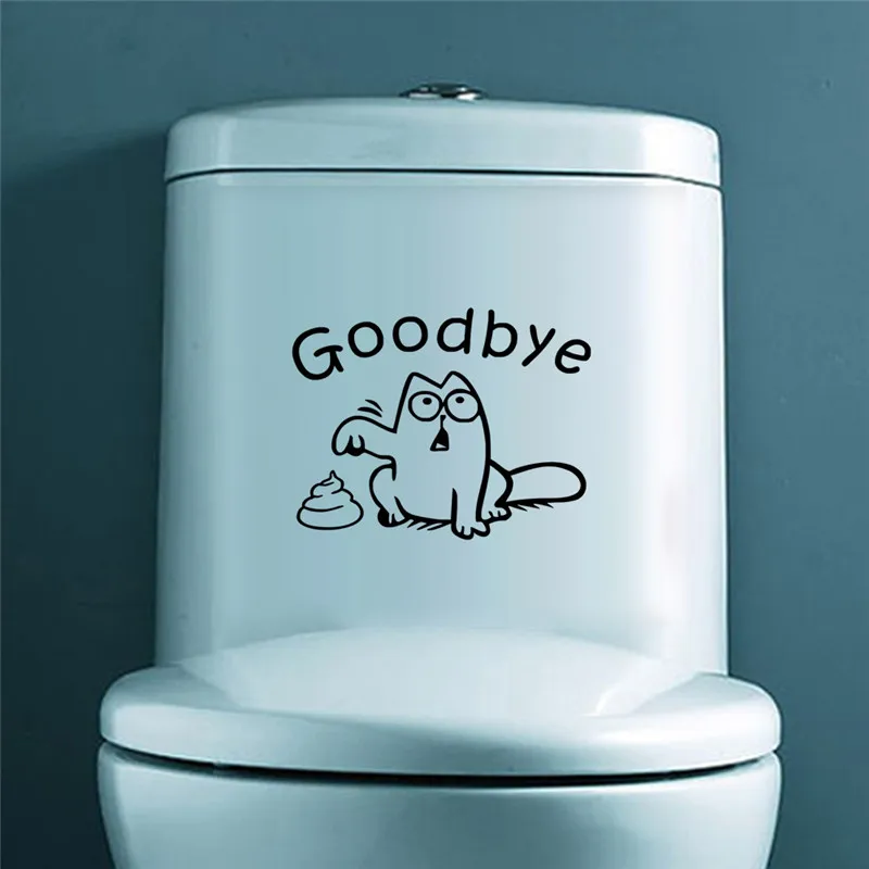 Смешное украшение для ванной комнаты туалета офиса | Дом и сад