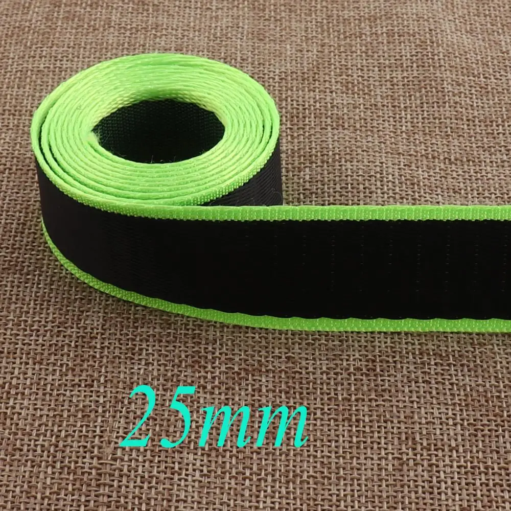 Ремешок для кошелька на лямке 1 дюйм гладкий кошелек с зеленой и черной гладкой