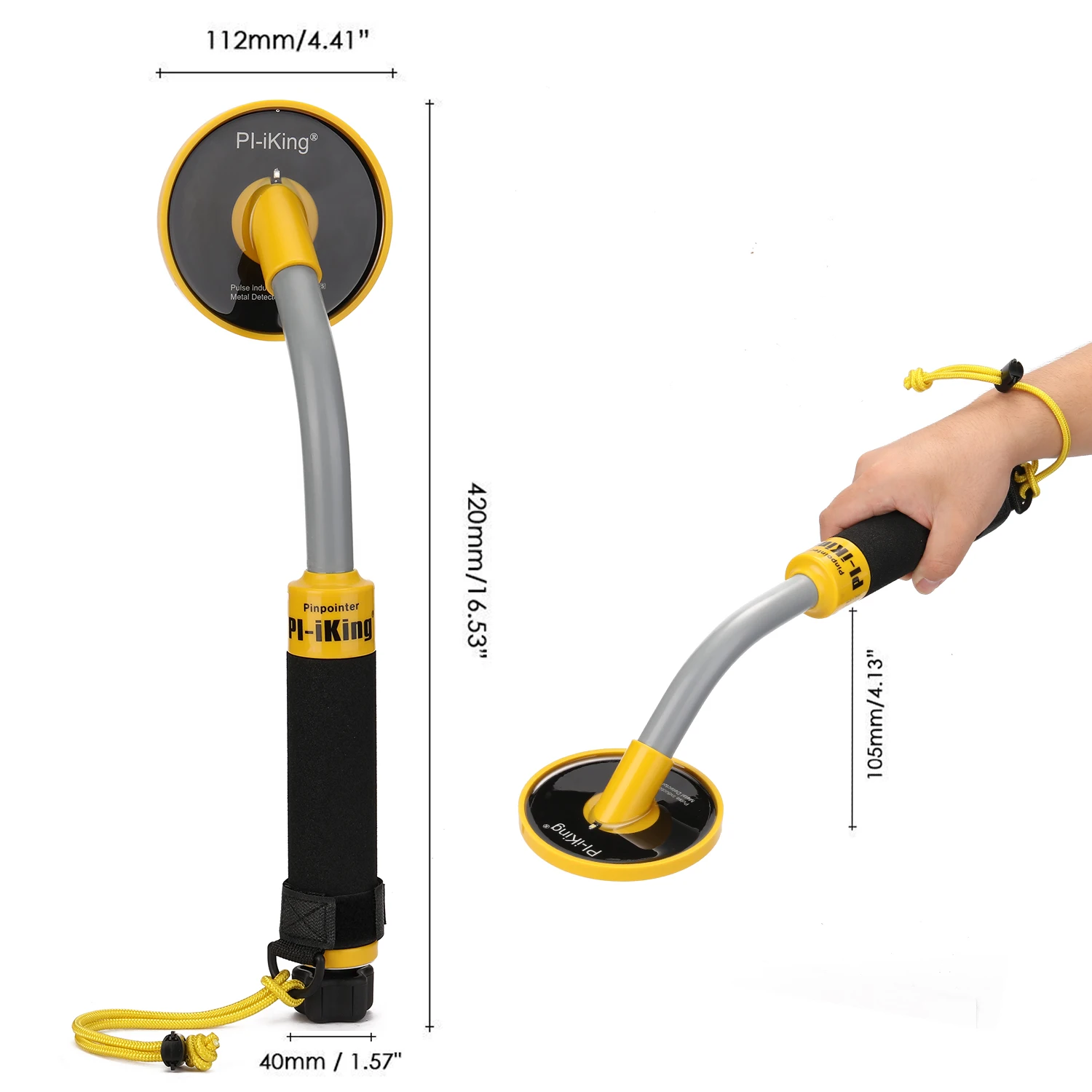 Pi-iking 750 30m Targeting Pinpointer Pulse Induction (PI) Underwater Metal Detector Waterproof Vibrator gold treasure detector |