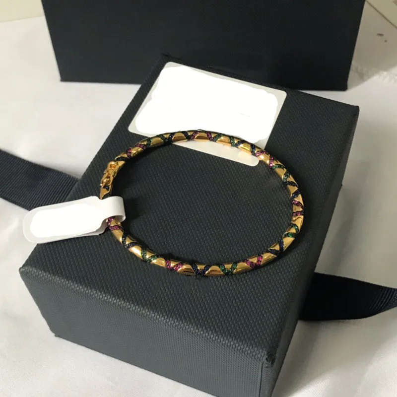 Индивидуальный изысканный разноцветный браслет с фианитами для женщин и мужчин