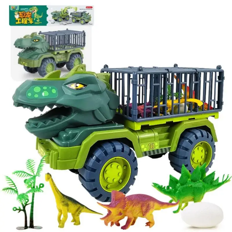 

Car Toy Dinosaurs Transport Car Dinosaur Carrier Truck Toy Indominus Rex Jurassic World Dinosaurs Toys Christmas Gifts For Kids