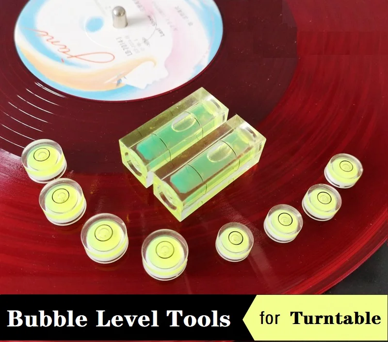 Phono Высокоточный спиртовой уровень бусин акриловый круглый мини пузырьковый
