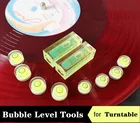 Phono Высокоточный спиртовой уровень бусин акриловый круглый мини пузырьковый уровень инструменты Горизонтальный Инструмент для проигрывателя