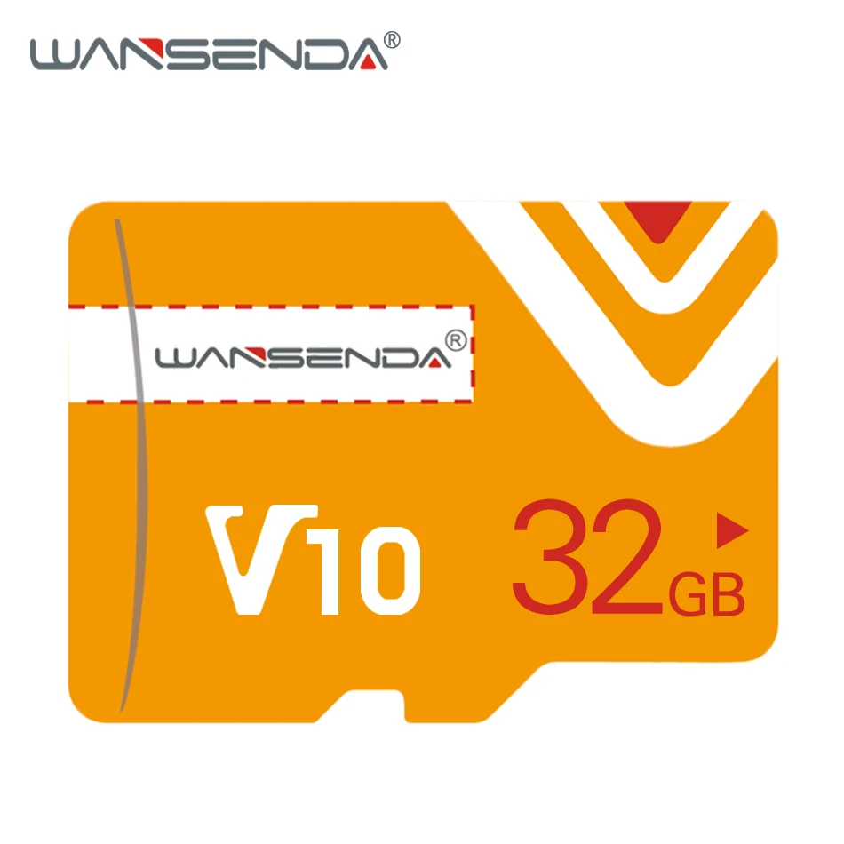 Распродажа оранжевые карты памяти Wansenda 4 ГБ 8 16 32 64 Micro sd TF карта ручка с бесплатным