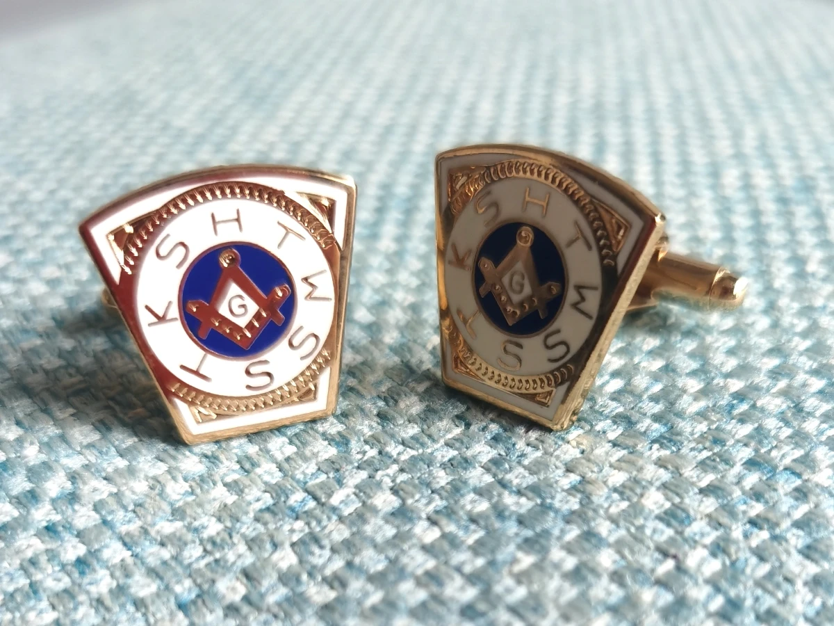 Wholesale Holy Royal Arch Freemason Masonic Cufflinks for Men's T-shirt Freemasonary the Lodge | Дом и сад