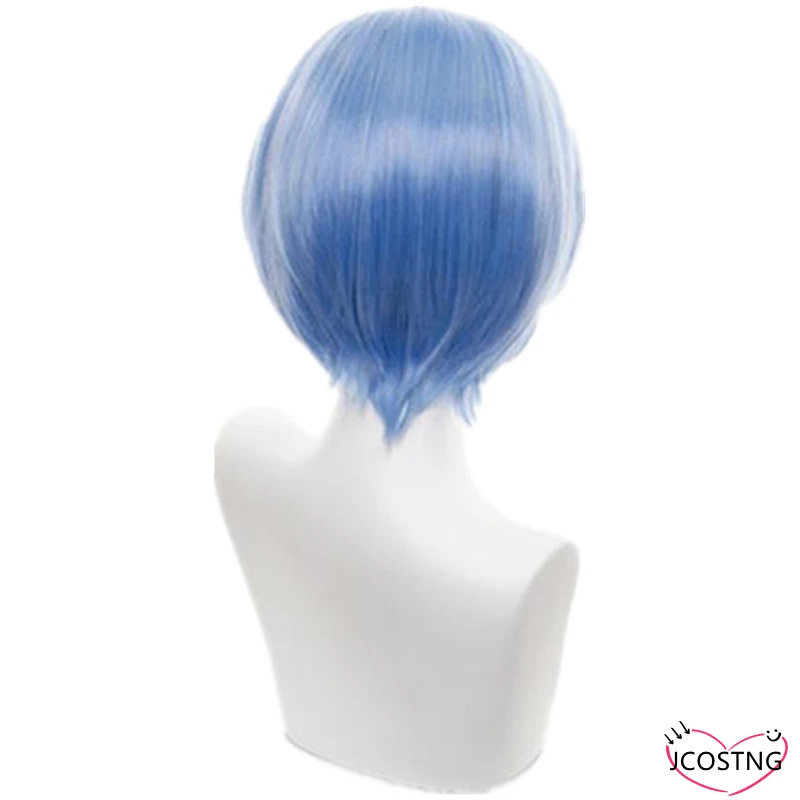 Парик для косплея аниме SK8 Langa термостойкий с градиентными синими короткими