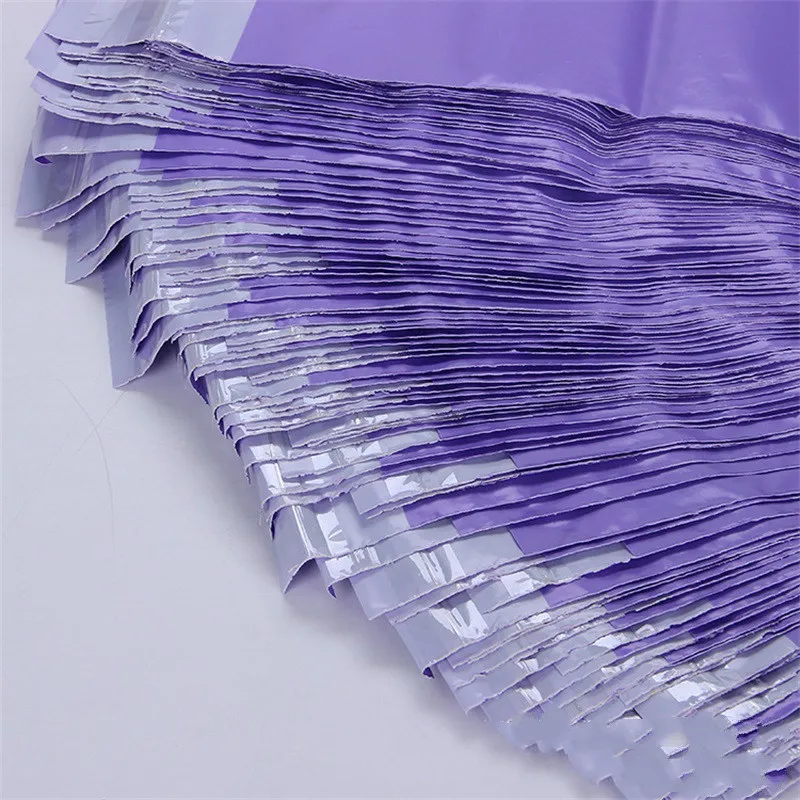 

50pcs Purple Courier Mail Packaging Bags Envelope Shipping Bulk Supplies Package Plastic Self-Adhesive Mailing Bag Poly Mailers
