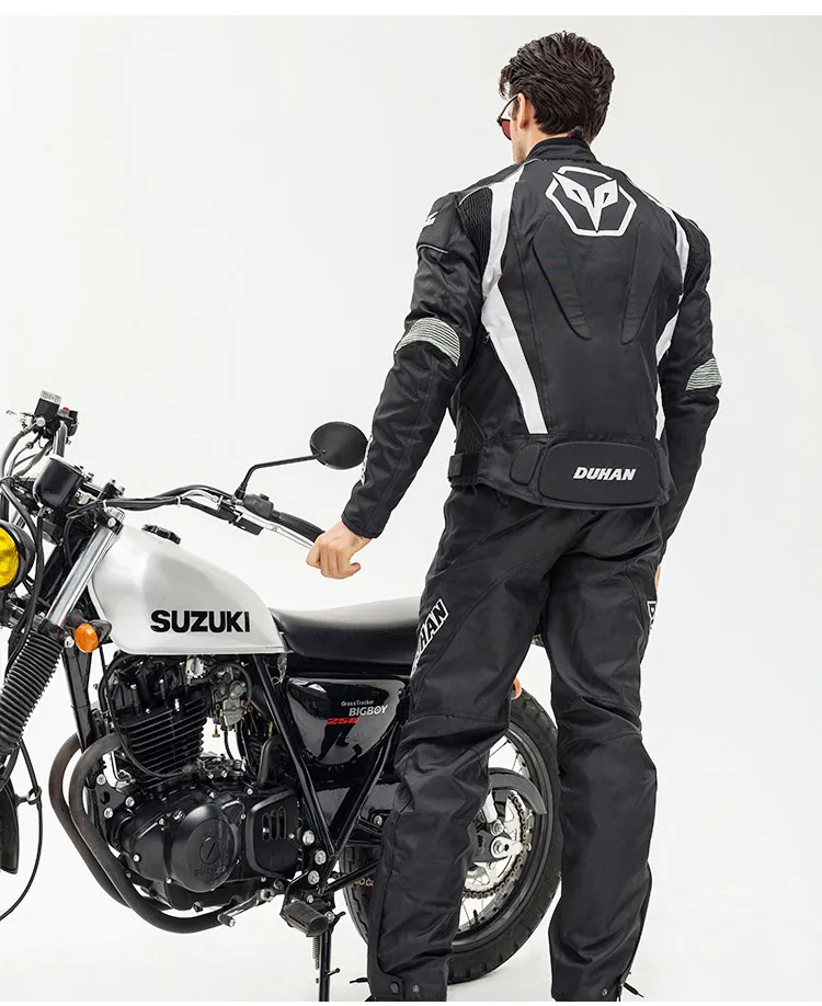Бесплатная доставка DUHAN мотоциклетная куртка костюм для мотокросса и брюки