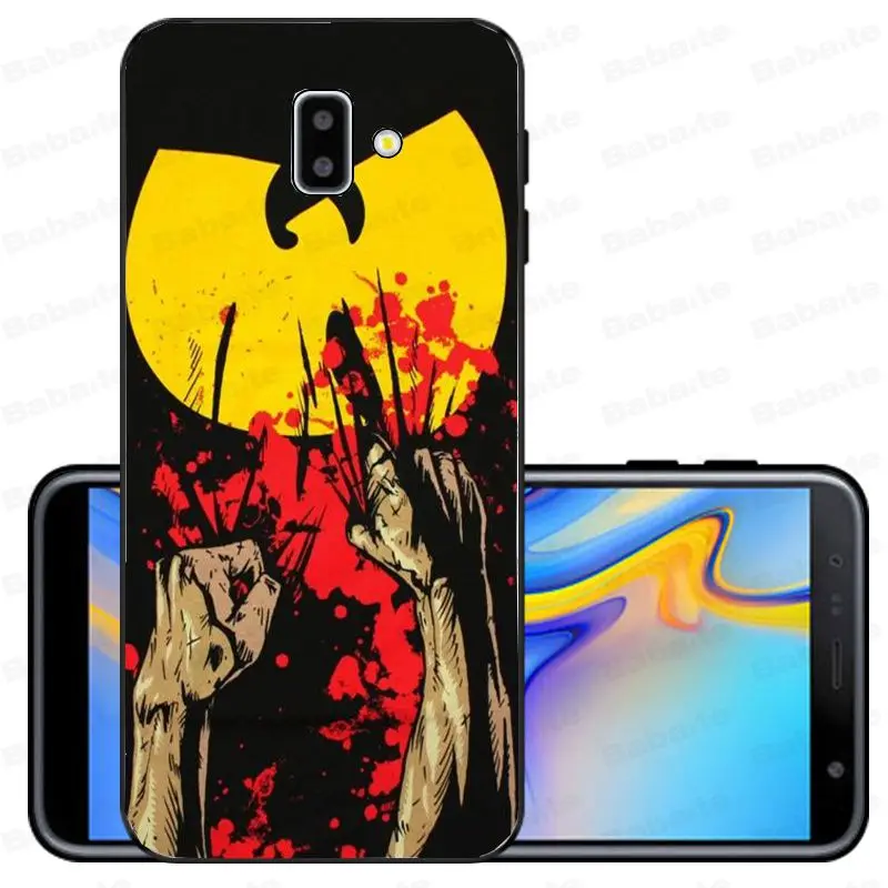 Wu-Tang Wu Tang Clan черный ТПУ Мягкий силиконовый чехол для телефона samsung Galaxy j6 plus A6 A8 A9 A10 A30 A50 Coque Shell