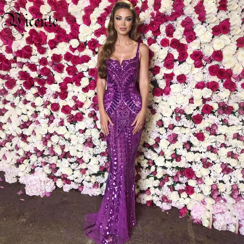 VC 2020 бесплатная доставка новое шикарное украшенное блестками Сетчатое