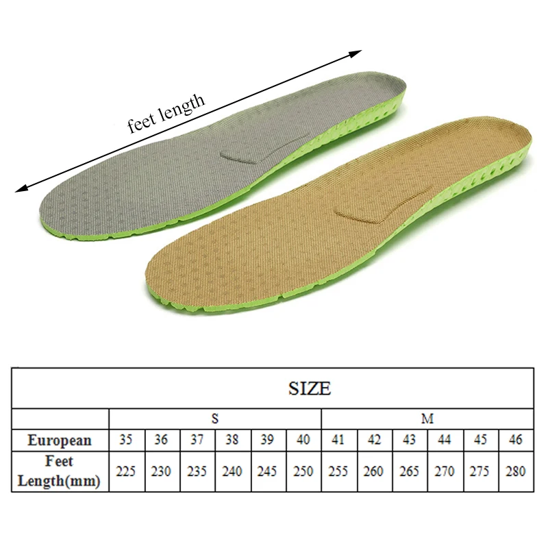 

Breathable Foam Insoles For Shoes Sole Mesh Deodorant Memory Cushion Running Insoles For Feet Man Women Orthopedic Insoles