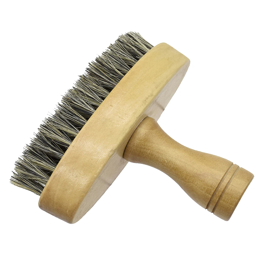 Мужской Противоскользящий инструмент для чистки лица с деревянной ручкой дома