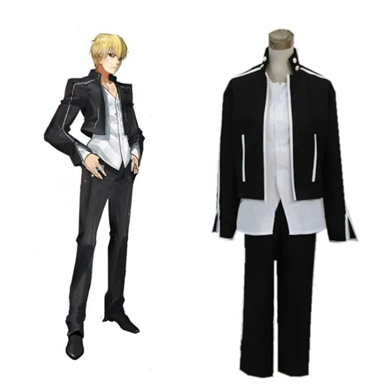 

Fate Stay Night Ubw Archer Gilgamesh Cosplay Costume Uniform Outfit Daily Suit Halloween Party Costumes for Adult Custom Made