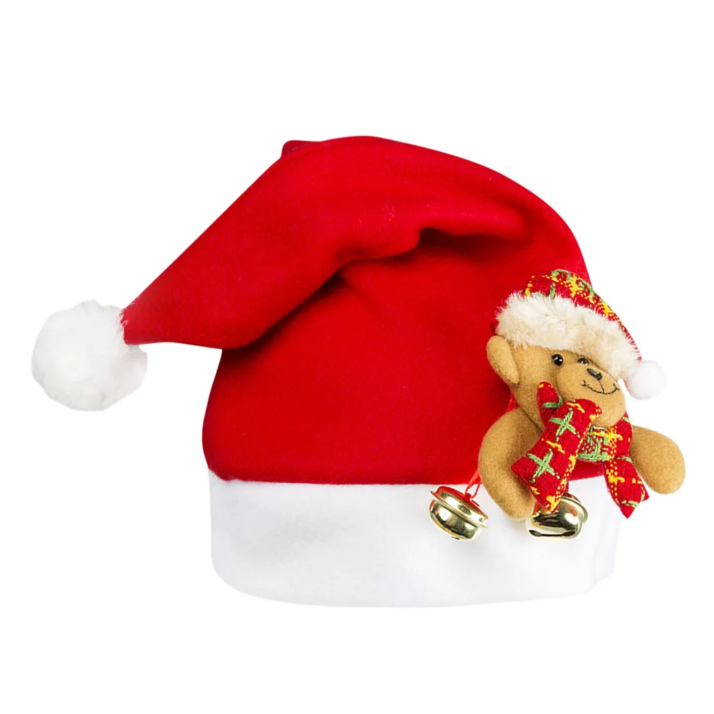 2019 Winter hats for women Beanie Christmas Hat Children Spring Cap Funny Party Santa Claus Costume bonnet enfant #30108 | Аксессуары