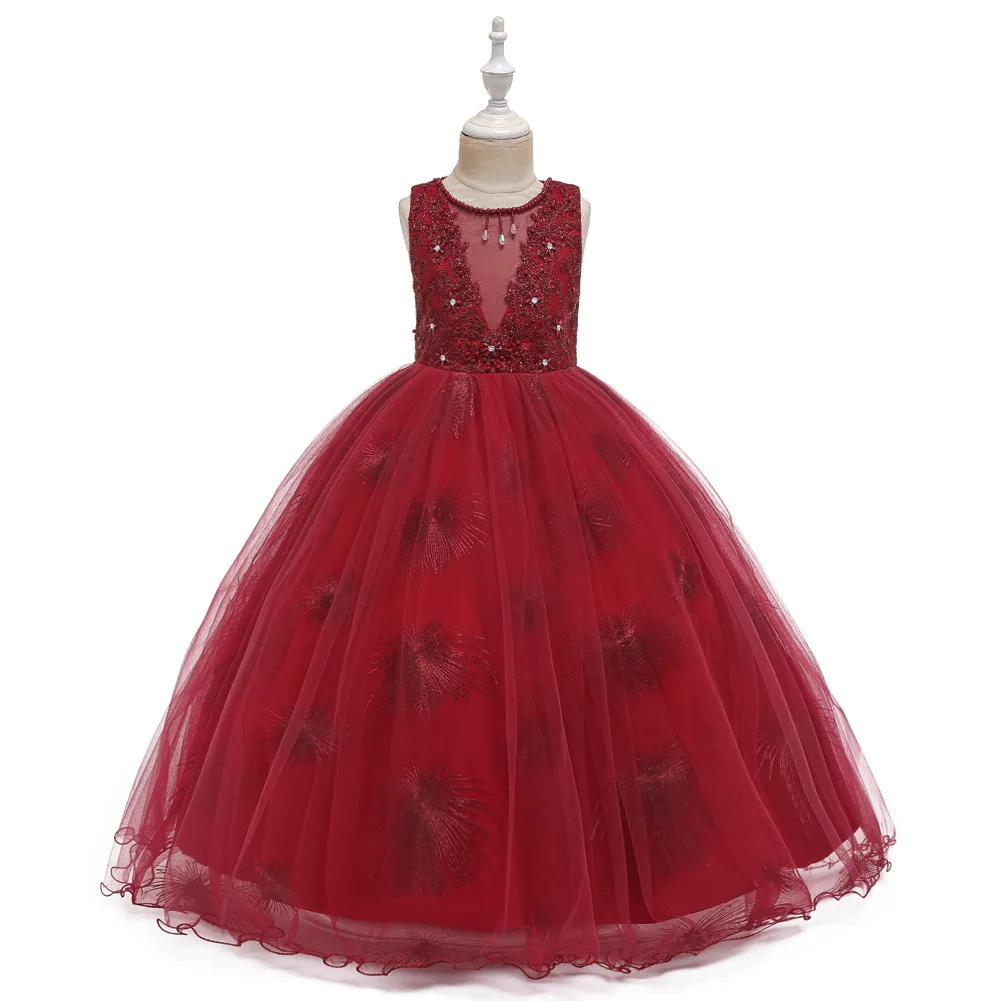 

Baby Girls Party Dresses 2020 New Christmas Halloween Elegant Retro Dress Girl Children V-neck Dress Clothes 3-12Y Kids Clothing