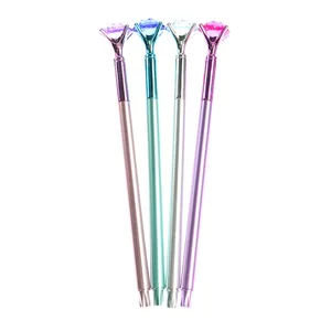 Новый Цвет кирпич гелевая ручка 0,5 мм вместимость детская Модная молодежная подарок для канцелярских принадлежностей школьные принадлежности из пластиковых жемчужин ручка 1 шт.