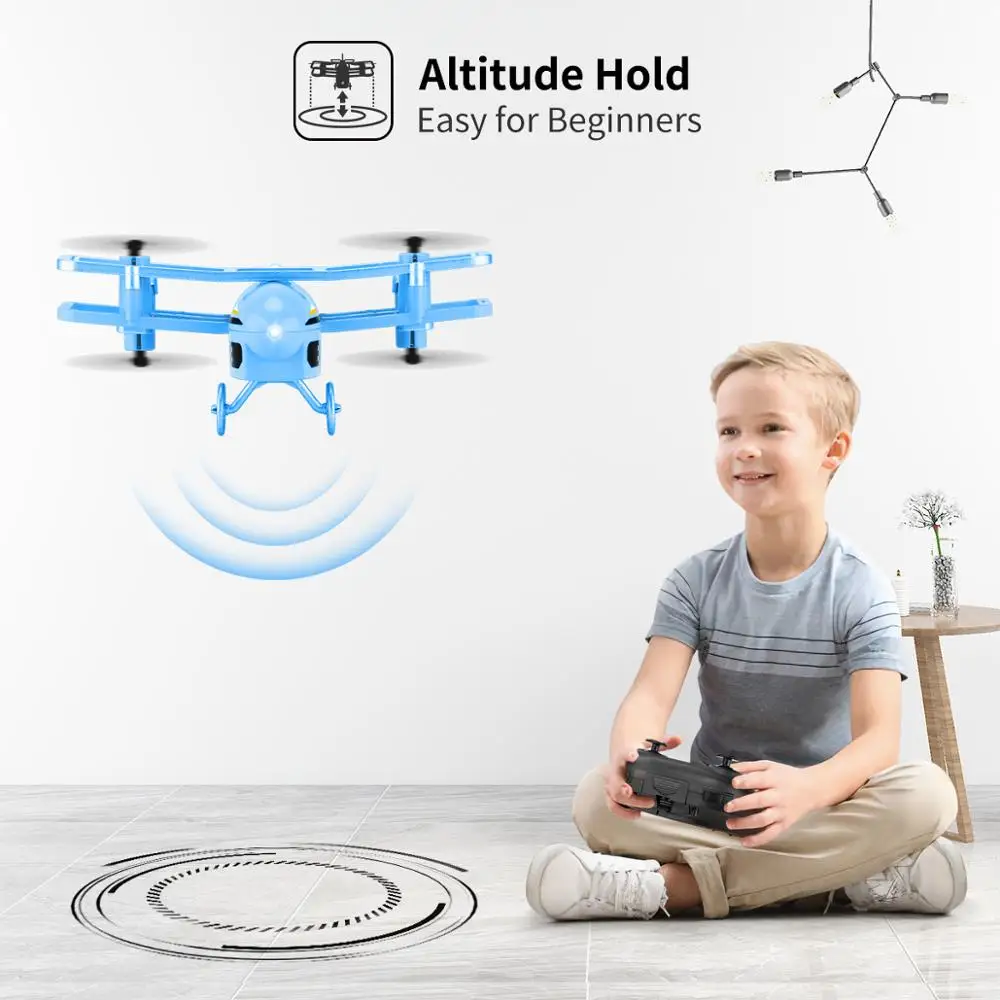 Мини Радиоуправляемый вертолет JJRC H95 Дрон 2 4G 360 градусов рулон планер