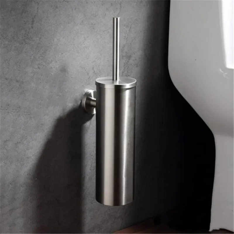 Щетка для унитаза черная/серебристая нержавеющая сталь SUS 304 | Обустройство дома