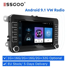 Essgoo Car Radio Stereo 2 Din Android Multimedia Player For Volkswagen VW Seat Skoda Passat polo Golf 5 Autoradio GPS Navigation