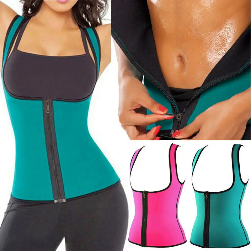 Women Sweat Enhancing Waist Training Corset Waist Trainer Sauna Suit Shaper Sport Vest Workout Tops Fitness Corset lace up waist training corset