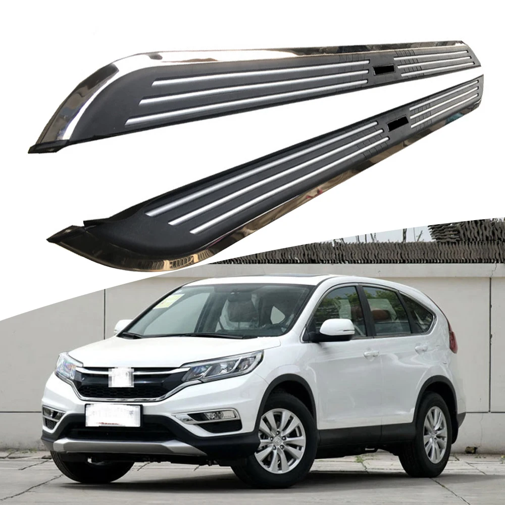 Боковой Шаг подходит для Honda CRV 2012-2016 подножка nerf bar 2 шт. Левая Правая алюминиевая