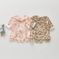 milancel 2021 baby swimwear toddler girl swimsuit infant bathing suit lemon print baby swimming suits
