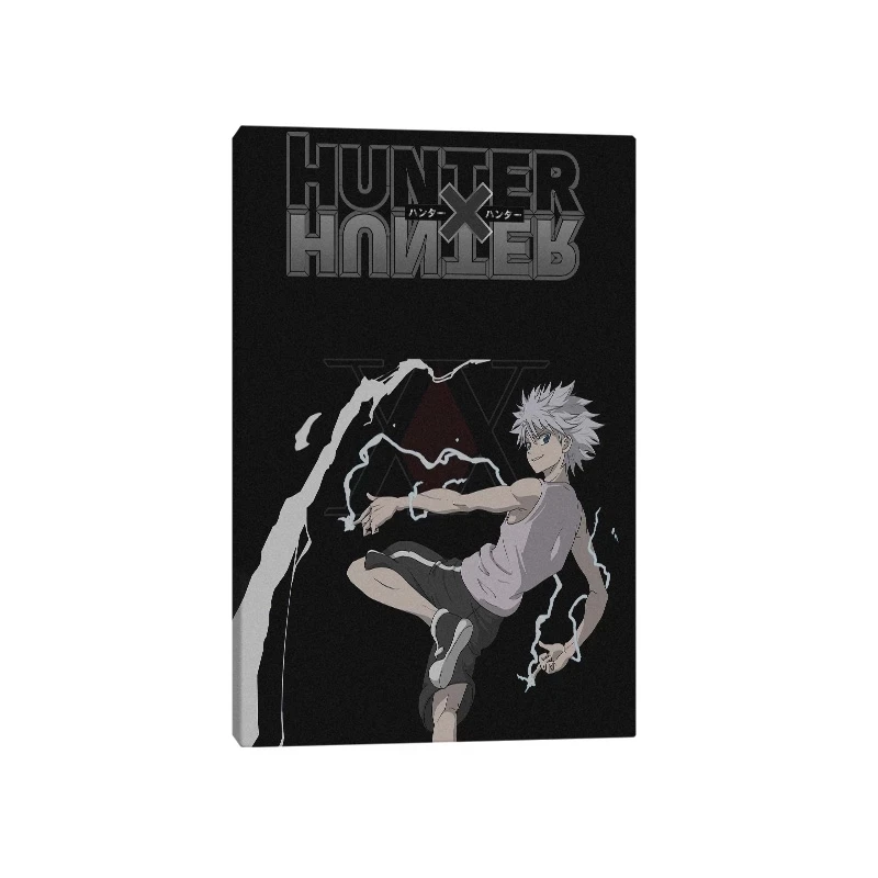 Hunter x плакаты Killua Zoldyck HxH Аниме Холст печать живопись стены искусства картины для