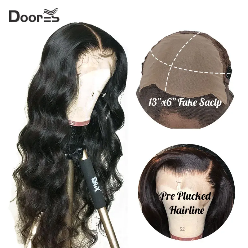 Накладные человеческие волосы 13x6 парики с выбеленными узлами кружевные передние