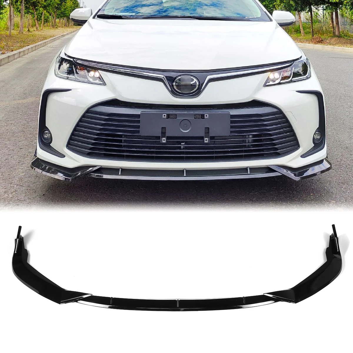 

Дефлектор для переднего бампера, губ, спойлера, для Toyota Corolla 2019-2020