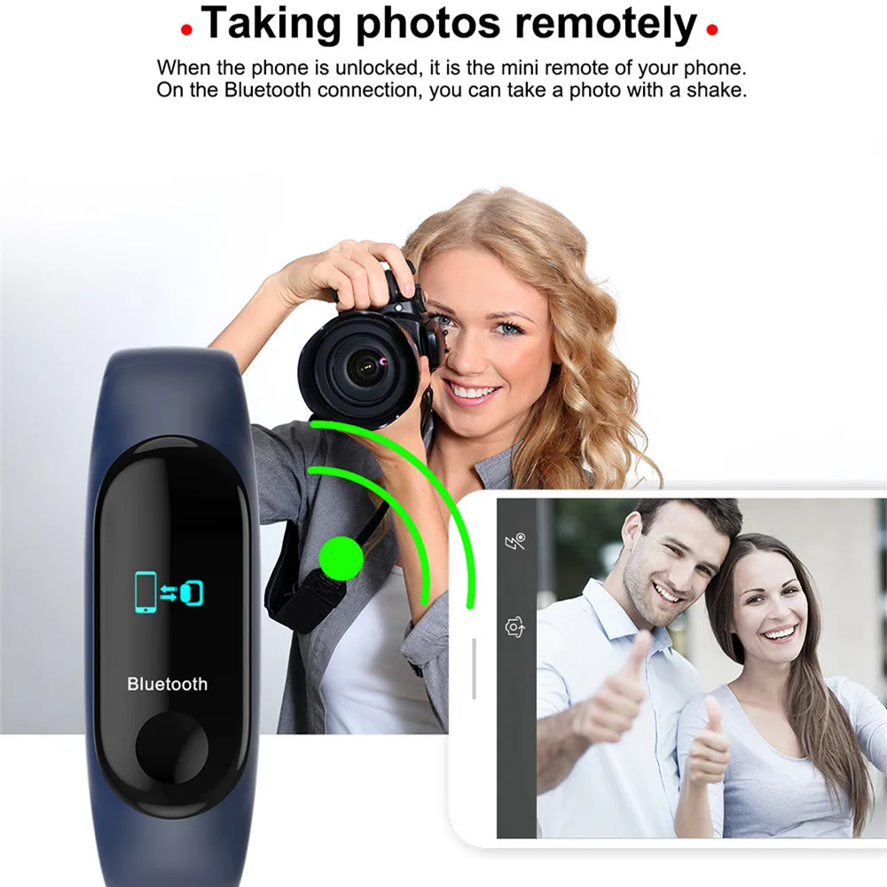 Умный браслет часы для бега пульсометр водонепроницаемый с Bluetooth спортивные