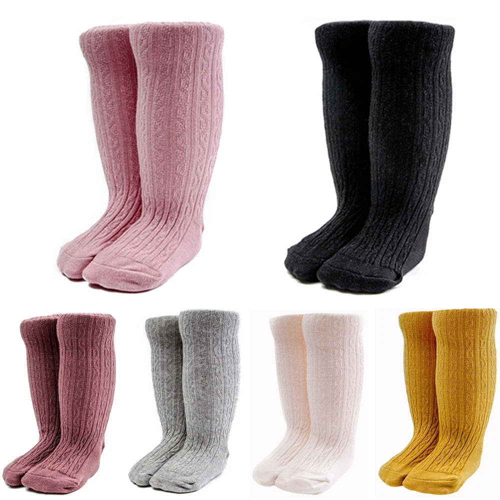 Новинка детские носки гольфы для маленьких девочек мягкие хлопковые теплые