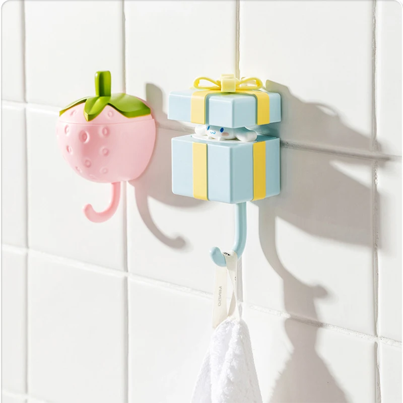 

Home Decoration Telescopic Hook Key Chain Wall-Mounted Gel Coat Hanger Hat Rack Sundries Storage Accessories
