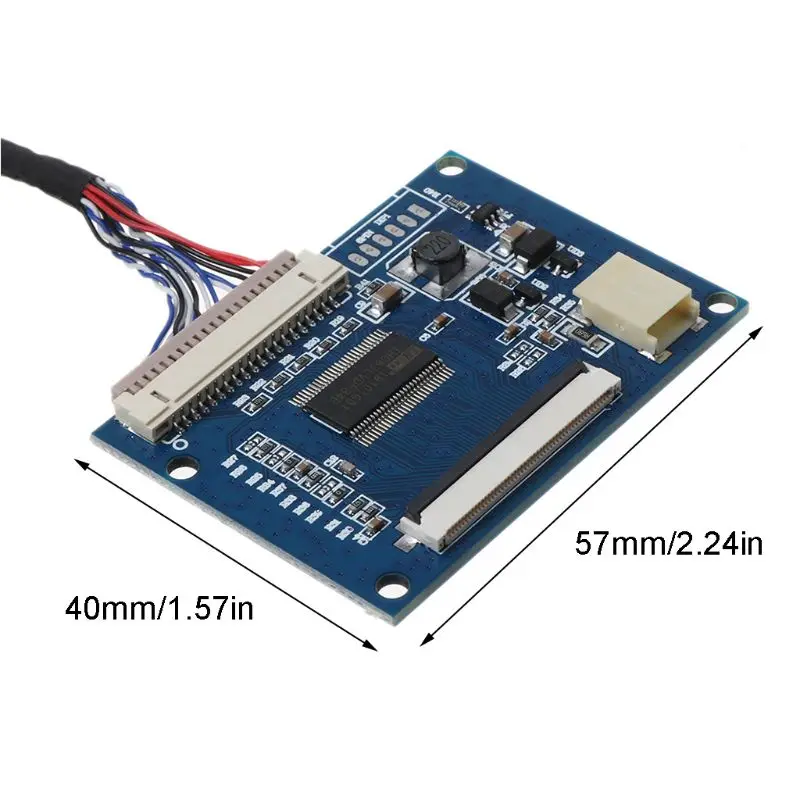 1 компл. Стандартный 20Pin 1-ch LVDS вход к 50Pin TTL выход платы драйвера с кабелем |
