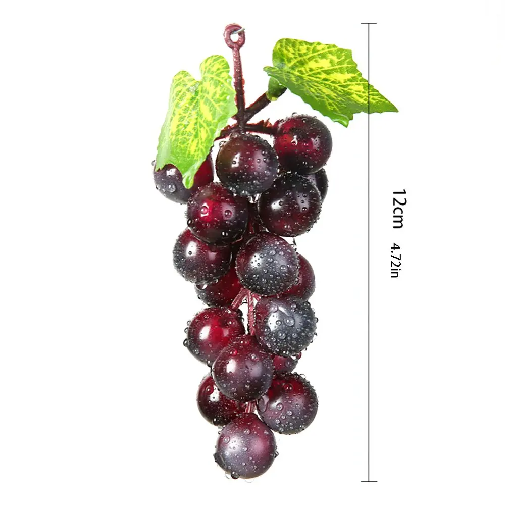 1 шт. Искусственные Фрукты Виноград пластик поддельные декоративные фрукты