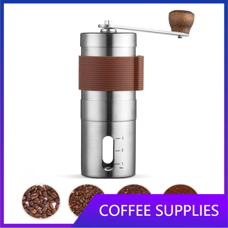 

Manual Coffee Grinder, Cone Ceramic Grinder, Suitable for Precision Brewing, Suitable for Office, Family, Travel, Camping