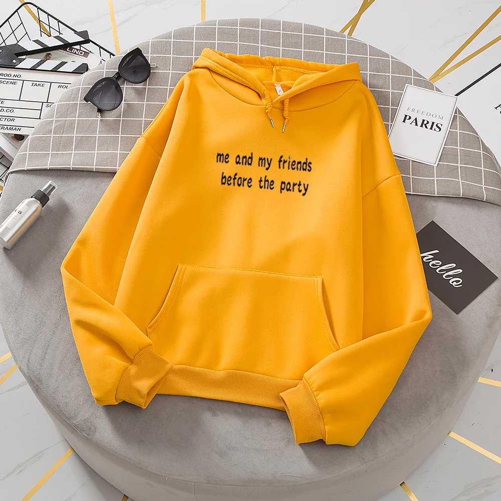 Letter Printing Kangaroo Pocket Hoodies Sweatshirts Oversized Harajuku Winter Casual Vintage Korean Pullovers Womens Sweetshirts