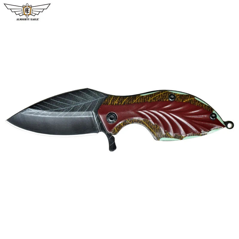 Универсальный стальной нож для повседневного использования уличный мини в форме