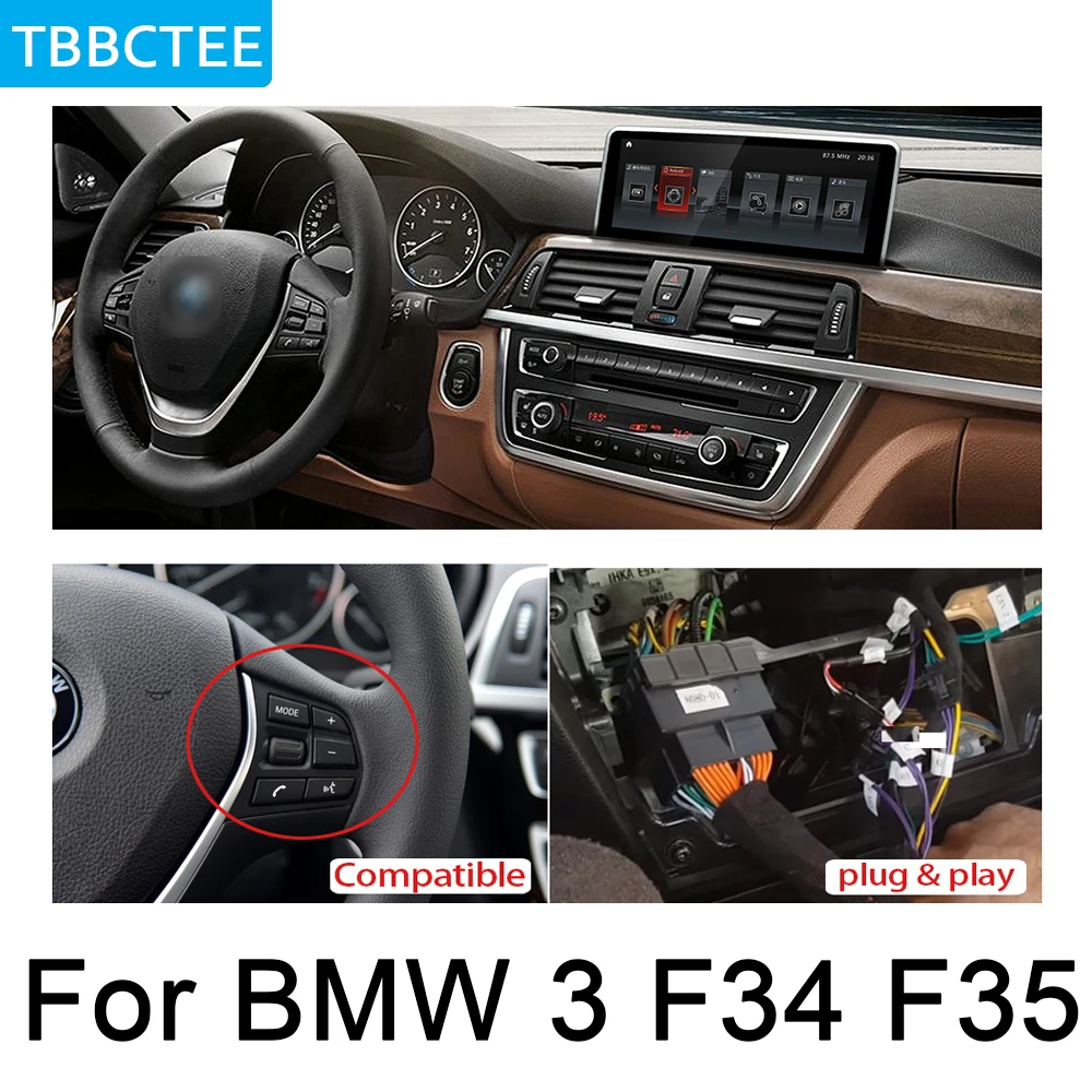Для BMW 3 серии F34 F35 2013 ~ 2016 NBT автомобильная аудиосистема Android GPS-навигация WIFI 3G 4G