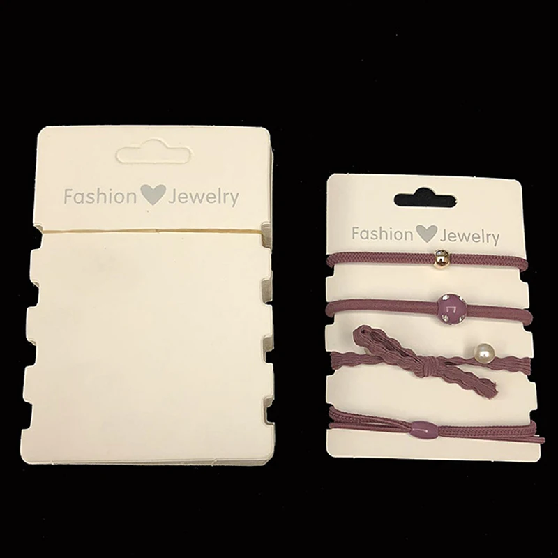

30Pcs 8.3*11.6cm Fashion Hair Jewelry Display Cards Cardboards Hair Accessories Hair Rope Display Cards For Handmade DIY Jewelry