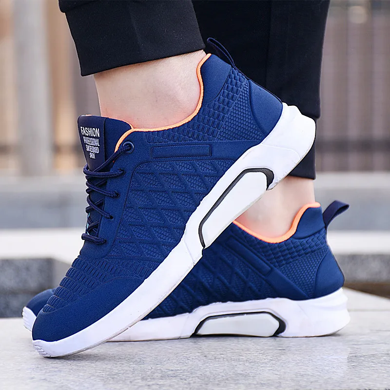 NAUSK Men Shoes 2018 Summer Sneakers Breathable Casual Fashion Comfortable Lace Up Tenis Adulto Sapato Size 39-44 | Обувь
