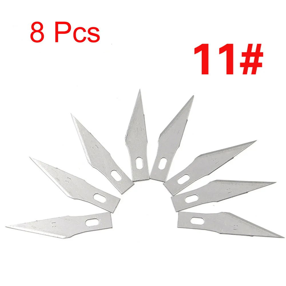 8 шт./компл. лезвия для резьбы по дереву Гравировка Ремесло скульптура скальпель